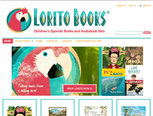 Tablet Screenshot of loritobooks.com